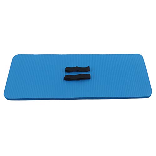 LLZIYAN Alfombrilla de yoga para rueda abdominal, coderas de apoyo plano para ejercicios de fitness, color azul