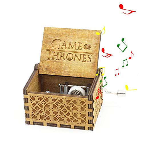 Mano Pura Juego de Tronos clásico Caja de música Mano Caja de música de Madera artesanía de Madera Creativa Mejores Regalos "Game of Thrones"