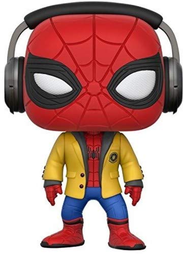Marvel- Figura de Vinilo Spider-Man with Headphones (Funko 21660)