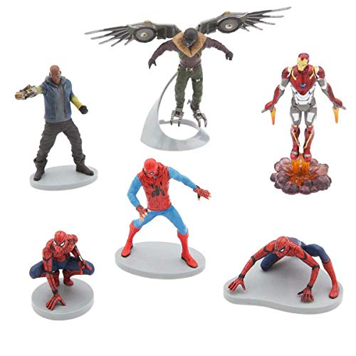Marvel Ney Store Spider-Man Figure Play Set ~ 6 Piece by Disney