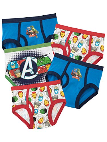 Marvel Ropa Interior para niños Avengers - Paquete de 5-2 a 3 Años