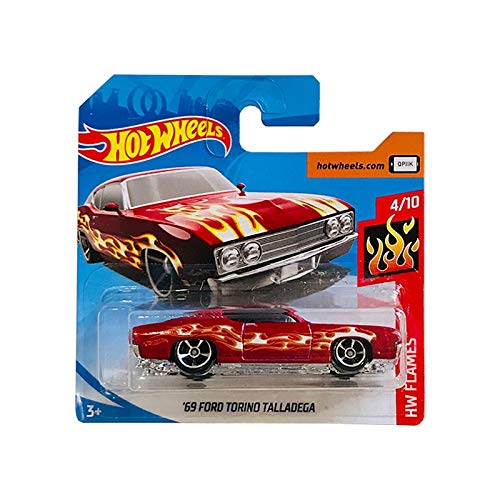 Mattel cars Hot Wheels '69 Ford Torino Talladega HW Flames 32/ 250 2019 Short Card