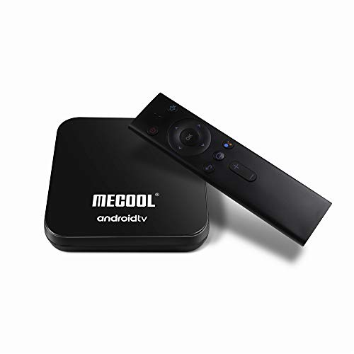 MECOOL KM9 Pro Google Certified The Real Android TV OS Android 10.0 DDR4 4GB RAM 32GB ROM con búsqueda por Voz Control Remoto Dual Band WiFi 2.4G 5G 4K UHD HDR HDCP 2.2 OTA Compatible
