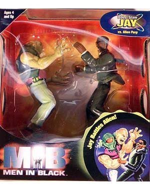 Men in Black Body Slam Jay vs. Alien Perp action figures by Galoob