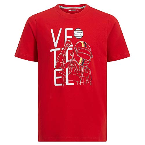 Mercancía oficial de Fórmula 1 - Scuderia Ferrari 2019 F1™ - Kid's Sebastian Vettel Camiseta - Roja