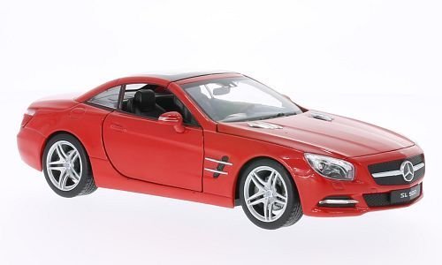 Mercedes SL 500 (R231) Hard Top, rojo, 2012, Modelo de Auto, modello completo, Welly 1:24