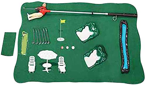 Mini Golf Golf Game Pack, Golfming Man Indoor Golf Game Indoor Mini Golf Game Set, un Chico pequeño Adjunto al Club de Golf para la Sala de Estar para la Sala de Estar Familiar