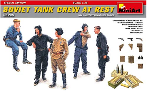 MiniArt Figura de Soviet Tank Crew at Rest.Special Edition 35246