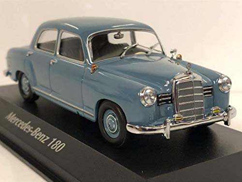Minichamps- Maxichamps 1:43 1955 Mercedes-Benz 180 (W120) - Azul (940033102)