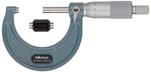 Mitutoyo 103 – 130 serie MM-103 fuera micrometre, 25 Mm-50 mm gama, 0,001 mm graduación