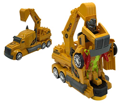 ML Juguete Coche Tractor para niños,gandola Coche Robot Car Transformers Juguete para niños niñas Regalos cumpleaños Navidad