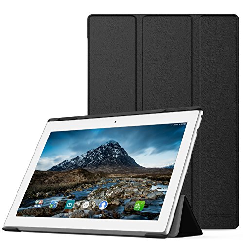 MoKo Funda para Lenovo Tab 4 10 - Premium Ultra Ligera Lightweight Shell Cover Case para Lenovo Tab 4 10 Pulgadas HD Tableta 2017 Release, Negro