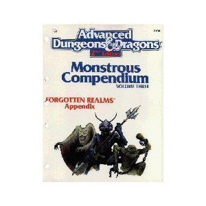 Monstrous Compendium: Forgotten Realms Appendix (Advanced Dungeons & Dragons/Tsr 2104) by Tsr (1989-12-02)