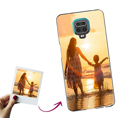 Mookase Funda para XIAOMI REDMI Note 9S Personalizada para TU MÓVIL con Imagen O Texto, Carcasa Personalizable, Gel Flexible, Borde Trasparente, Regalo Original