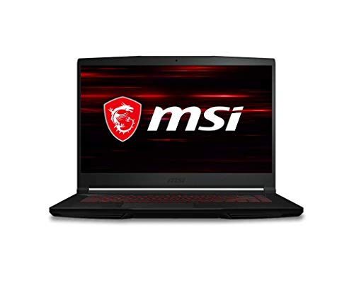 MSI GF63 Thin 10SCSR-876XES - Ordenador portátil Gaming de 15.6" FullHD (Intel Core i7-10750H, 16GB RAM, 1TB SSD, Nvidia GTX 1650Ti-4GB, sin sistema operativo) negro - Teclado QWERTY Español