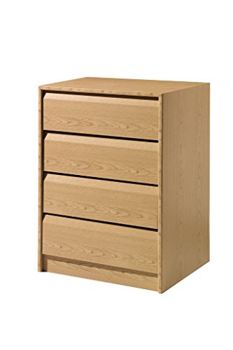 MUEBLECASA- Cajonera 4 cajones Madera, Montada, Roble 50cm Ancho x 45cm Fondo x 72cm Alto MUEBLECASA- Cajonera 4 cajones Madera, Montada, Roble 50cm Ancho x 45cm Fondo x 72cm Alto