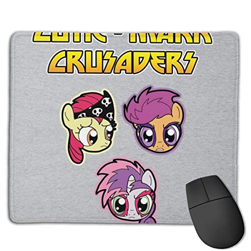 My Little Pony Cutie Mark Crusaders - Alfombrilla de ratón para juegos de base de goma antideslizante para PC, ordenador