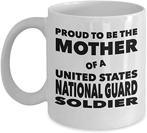 N\A Orgullosa de ser la Madre de un Soldado de la Guardia Nacional de los Estados Unidos, Taza o Tazas de cerámica para café y té.