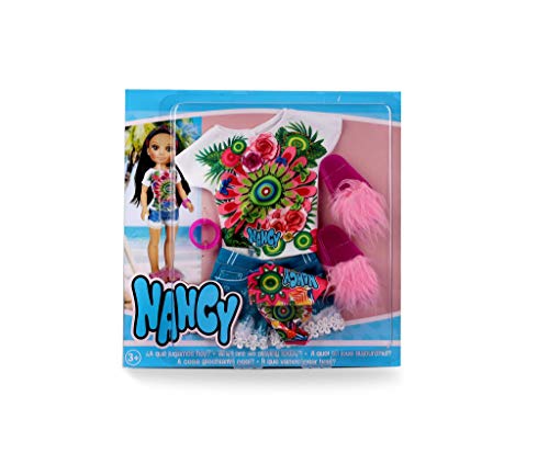 Nancy Luxury Tropic, ropita de Verano para la muñeca Recomendado para niños y niñas a Partir de 3 años (Famosa 700016431)