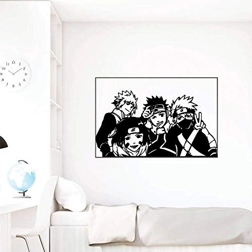 Naruto pegatinas de pared regalos personalizados para la habitación de los niños pegatinas de pared de vinilo