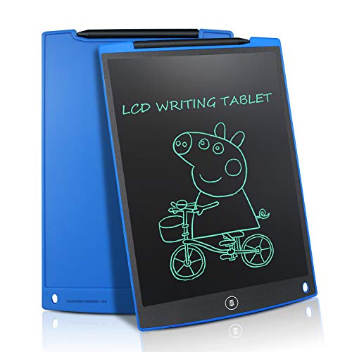 NEWYES Tablet Dibujo 12 Pulgadas, Tableta de Escritura LCD, Pizarra electrónica （12" Azul