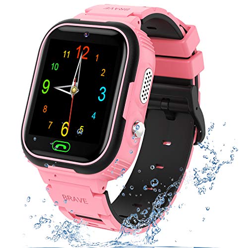 Niños Smartwatch con Video MP3 Player, Reloj inteligente con 7 Juegos, SOS, Cámara, Reloj Despertador, Calculadora, Reloj para Niños 4 a 12 años, Regalos de Cumpleaños, Sin aplicación / fácil de usar