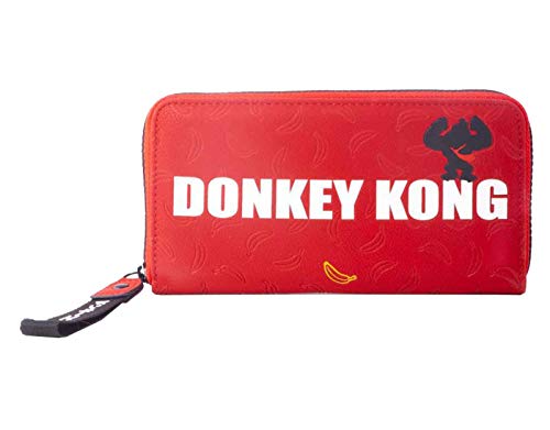 Nintendo – Donkey Kong Cartera con Cremallera Alrededor para Mujer