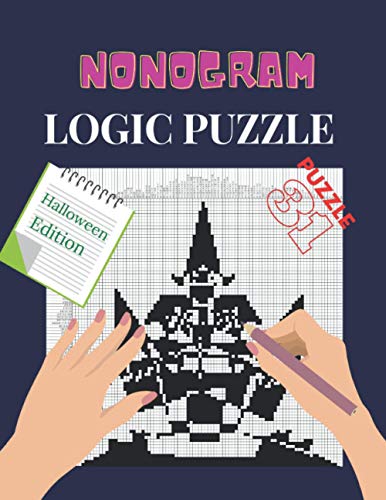 Nonogram Puzzles: Halloween Best Gift For Nonogram Lover . Challenging Hanjie puzzle collection with japanese picture riddles For Holiday | Fun brain tease for Everyone