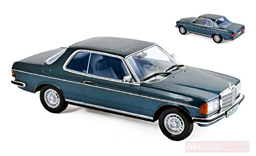 NOREV NV183589 Mercedes 280 CE 1980 Blue Metallic 1:18 MODELLINO Die Cast Model