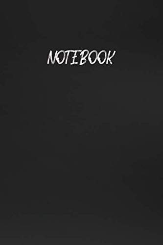 Notebook: Black Onyx, Lined, Soft Cover, Letter Size (6 x 9) Notebook: Journal