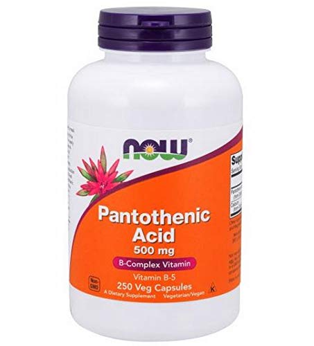 Now Foods, Vitamin B5 Pantothenic Acid ( ácido pantoténico ), 500 mg, 250 Cápsulas vegetarianas