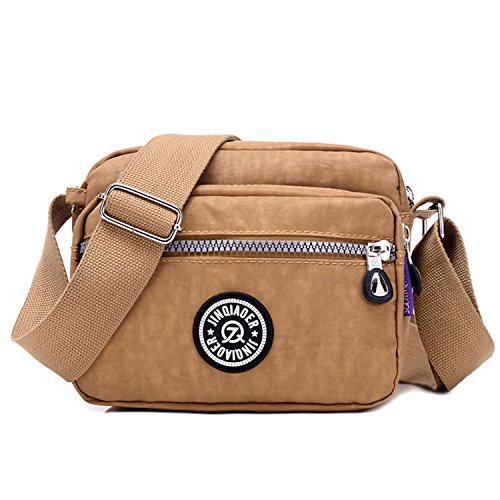 Outreo Bolsos de Mujer Bolso Bandolera Ligero Bolsas de Deporte Impermeable Moda Bolsos Casual Pequeña para Escuela Bolsas de Viaje