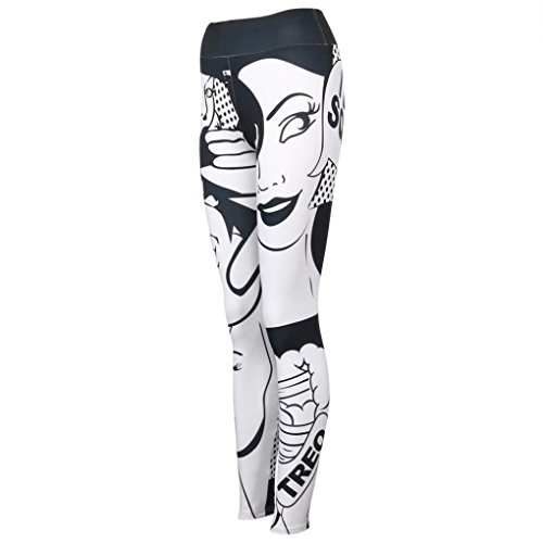 OverDose leggings mujer deporte pantalones de impresión personalizados de cintura alta