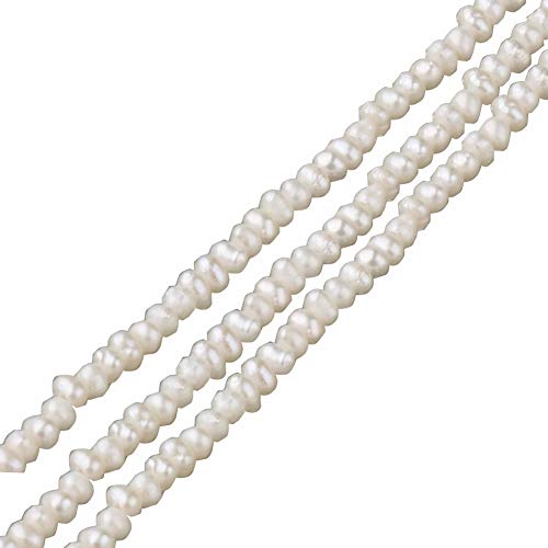 PandaHall 440 cuentas naturales de perlas de color beige patata para hacer joyas. PandaHall 440 cuentas naturales de perlas de color beige patata para hacer joyas.
