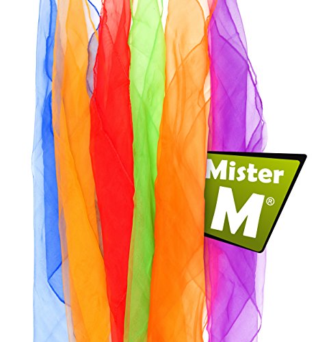 ✓ Pañuelos de Malabares, Disfraz o Bailar ✓ Online Vídeo instructivo ✓ del Artista Mister M (6 Pedazos) ✓ Pañuelos de Malabares, Disfraz o Bailar ✓ Online Vídeo instructivo ✓ del Artista Mister M (6 Pedazos)