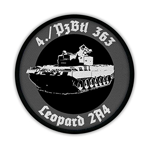 Patch/parche – 4. pzbtl 363 tanque Leopard 2 A4 Compañía Batallón Patch Uniforme reservista küls doméstica Prinz Eugen Kaserne # 13144