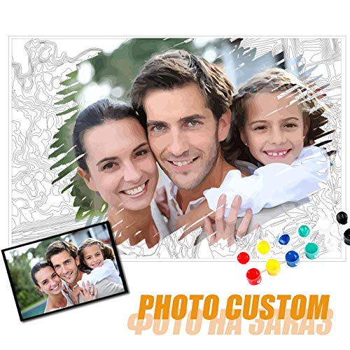 personalizados para pintar por números Kits para adultos, Pintura Digital para Niños,Pintura Al Óleo DIY Kit para Principiantes - 40x50cm(Marco de madera) personalizados para pintar por números Kits para adultos, Pintura Digital para Niños,Pintura Al Óleo DIY Kit para Principiantes - 40x50cm(Marco de madera)