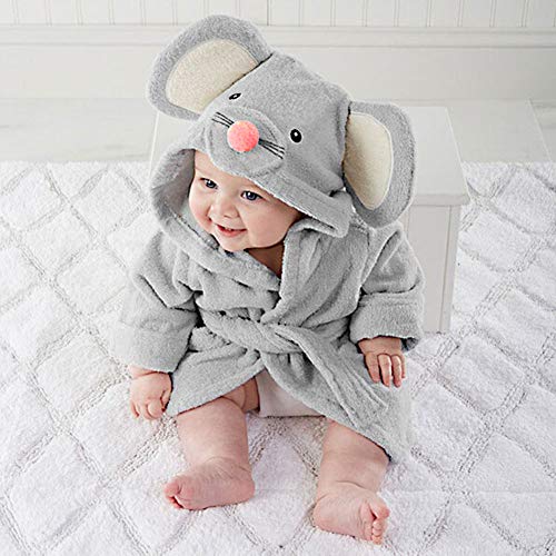 Pijama de bebé de gran calidad, suave, cómodo, con dibujos, toalla de baño con capucha, envoltorio de albornoz, artículos para bebé (s, gris) Pijama de bebé de gran calidad, suave, cómodo, con dibujos, toalla de baño con capucha, envoltorio de albornoz, artículos para bebé (s, gris)