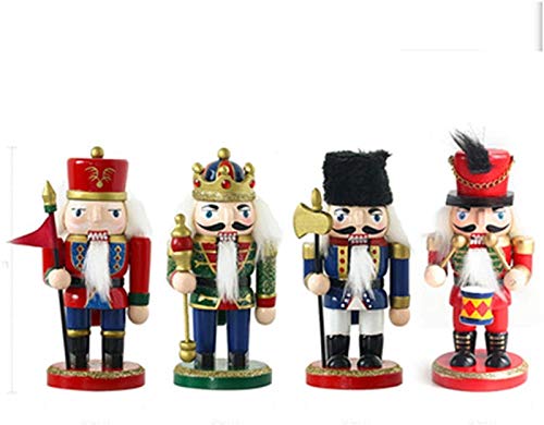 Plztou Christmas Cascanueces, 16 cm Navidad Cuatro Soldado Cascanueces Figuras británicas Muñecas Sala de Estar Vino Gabinete Juguete Grande para decoración navideña Festiva Plztou Christmas Cascanueces, 16 cm Navidad Cuatro Soldado Cascanueces Figuras británicas Muñecas Sala de Estar Vino Gabinete Juguete Grande para decoración navideña Festiva