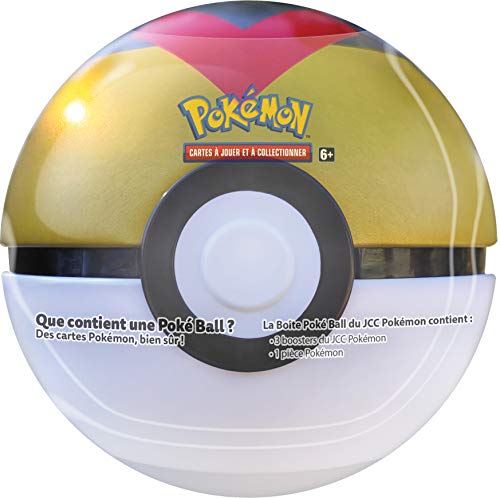 Pokemon Pokéball 3 boosters (Modelo Aleatorio) – Juego de Cartas coleccionables y Cajas POKBAL2101