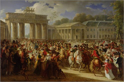 Póster 30 x 20 cm: The Arrival of Napoleon I. de Charles Meynier/Bridgeman Images - impresión artística, Nuevo póster artístico