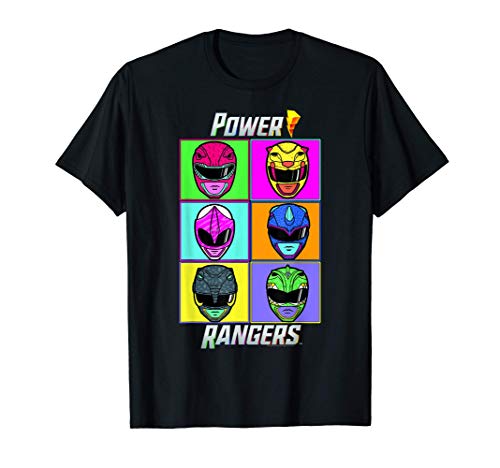 Power Rangers Pop Art Box Up Camiseta
