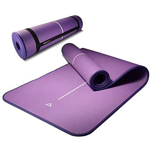 PROIRON Colchón para Yoga NBR Colchoneta Antideslizante Ideal para Pilates Ejercicios Fitness Gimnasia Estiramientos 183CM*66CM*1CM