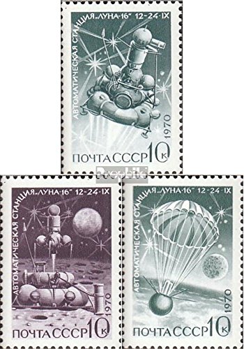 Prophila Collection Unión Soviética 3838-3840 (Completa.edición.) 1970 La Estación Espacial Luna 16 (Sellos para los coleccionistas) El Espacio
