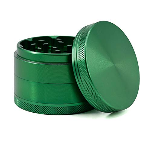 QCLU Amoladora Herbaria del Tabaco herbario del Casquillo Convexo de Aluminio Colorido de 4 Capas para la Hierba Seca y el Tabaco Amoladora portátil de la Hierba, diámetro 63m m (Color : Green) QCLU Amoladora Herbaria del Tabaco herbario del Casquillo Convexo de Aluminio Colorido de 4 Capas para la Hierba Seca y el Tabaco Amoladora portátil de la Hierba, diámetro 63m m (Color : Green)