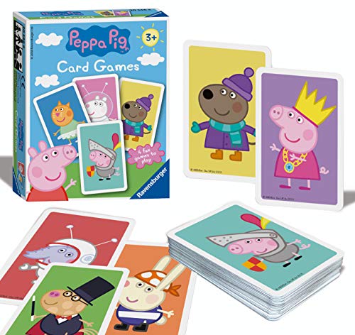 Ravensburger 20346 Peppa Pig-Card Juego para niños de 3 años y Up-Play 4 emocionantes Favoritos Snap, Happy Families, Swap or Pair Ravensburger 20346 Peppa Pig-Card Juego para niños de 3 años y Up-Play 4 emocionantes Favoritos Snap, Happy Families, Swap or Pair