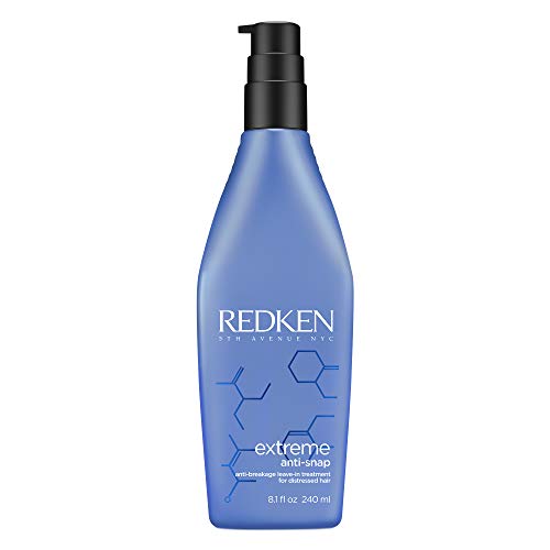 Redken - Tratamiento sin Aclarado Extreme Anti-Snap Fortificante y Reparador para Cabellos Estresados y Dañados, 240 ml