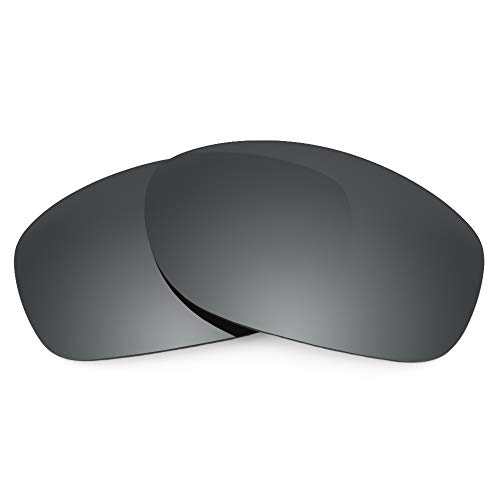 Revant Lentes de Repuesto Compatibles con Gafas de Sol Oakley Pit Bull, Polarizados, Elite Negro Cromado MirrorShield