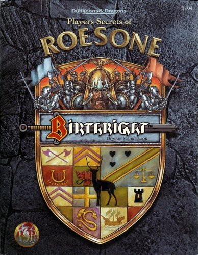 Roesone Domain Sourcebook (10-12): 10-12 (Advanced Dungeons&Dragons, 3104)