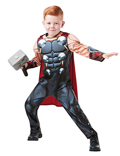 Rubies 640836S Marvel Avengers Thor - Disfraz infantil de lujo para niños, pequeño